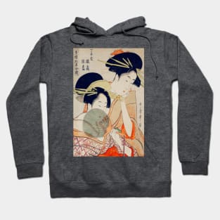 Traditional Japanese Women vintage painting Hoodie